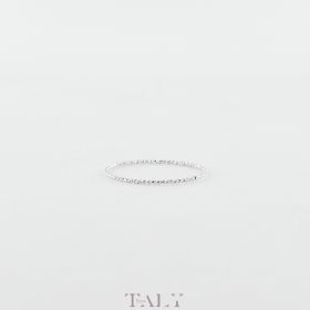 Bague fine dentelée