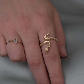 Ondu snake ring
