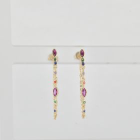 Zarate zirconium earrings