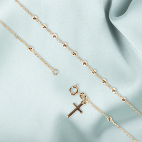 Bracelet pendentif croix