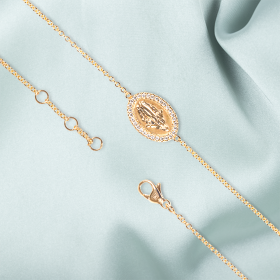 Bracelet Vierge Marie Cz