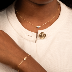 Collier Kaya Oeil Bleu